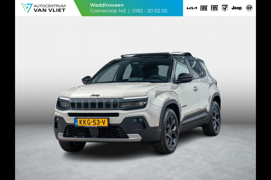Jeep Avenger Black Edition 54 kWh | Winter Pack | Infotainment&Convenience Pack | Schuif/Kanteldak | Bicolore