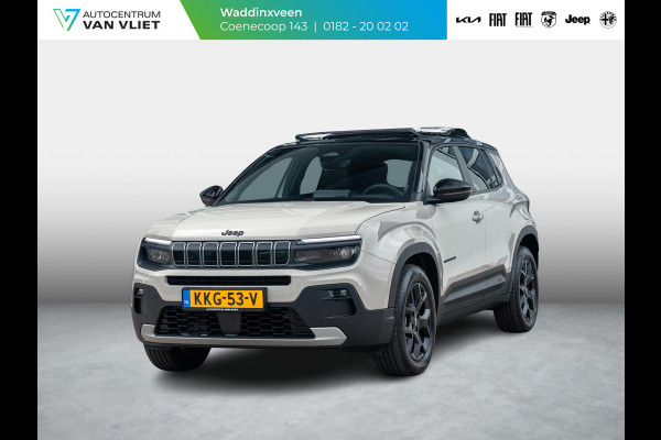 Jeep Avenger Black Edition 54 kWh | Winter Pack | Infotainment&Convenience Pack | Schuif/Kanteldak | Bicolore