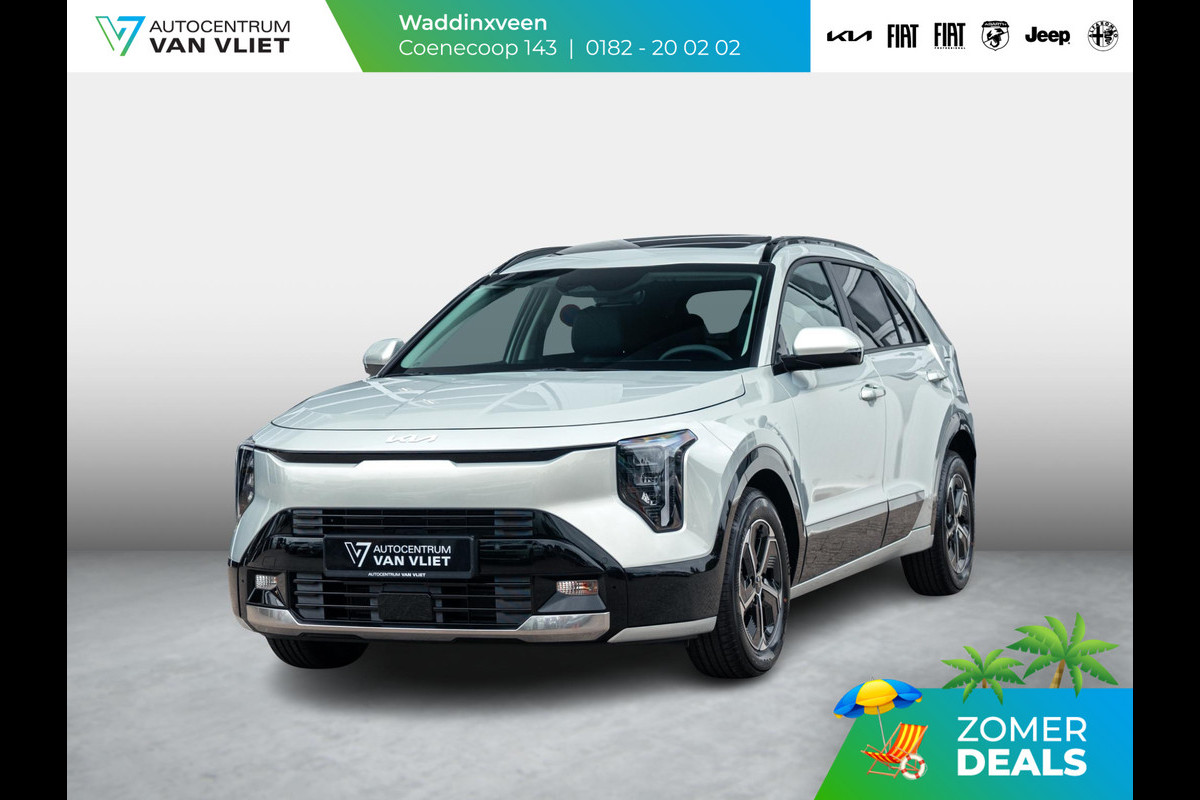 Kia Niro 1.6 GDi Hybrid DynamicPlusLine | Snel leverbaar | Nieuw model | Navi. | Clima. | Adapt. Crusie. | Dodehoekassistentie | Panodak | Stoel&Stuur Verwarming | Parkeersensoren