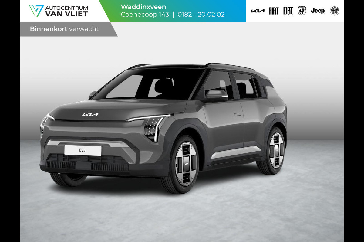 Kia EV3 Plus Advanced 81.4 kWh | Navi | 19" | Adapt. Cruise | Clima | Schuif/Kanteldak | Stoel&Stuurverw. | Priv Glass | BSM | Harman Kardon