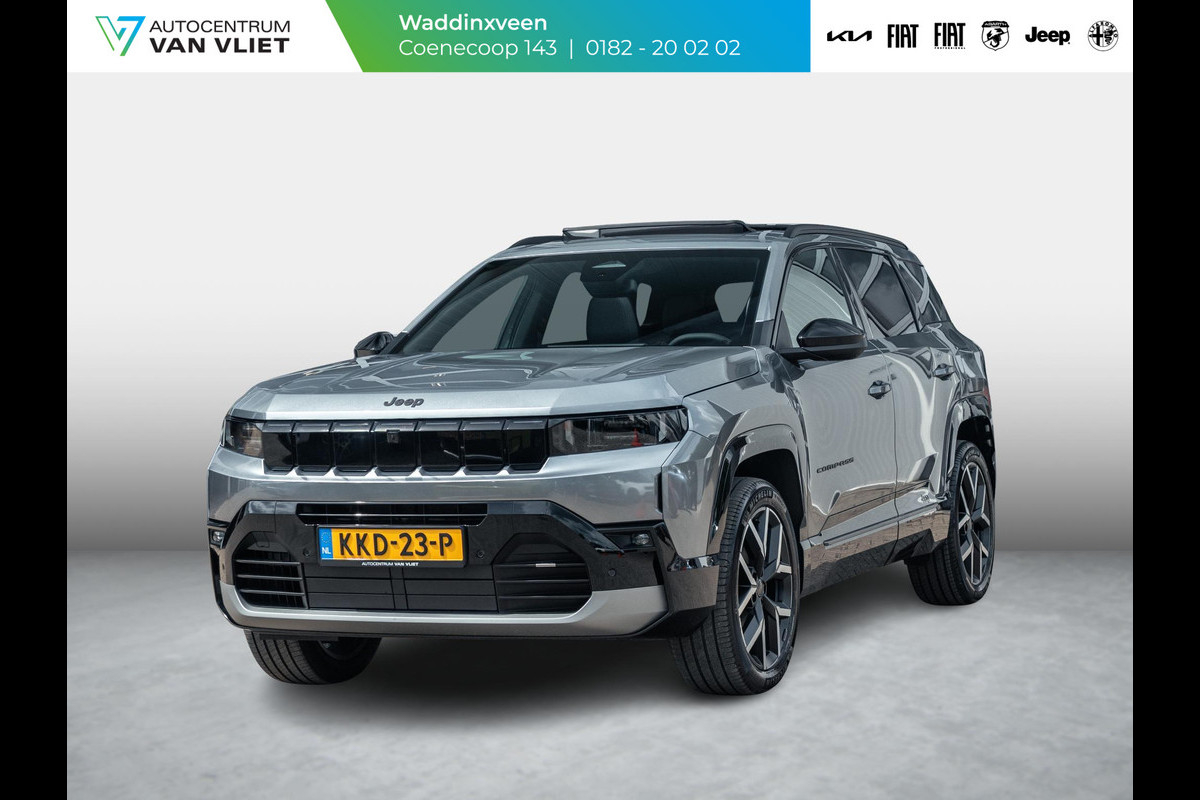 Jeep Compass 1.6 e-Hybrid Plug-In First Edition | Adapt. Cruise | Camera | Carplay | 20" | Elektr. A-Klep | Navi | Winter Pack | Schuif/Kanteldak | Premium Pack | Conv. Pack