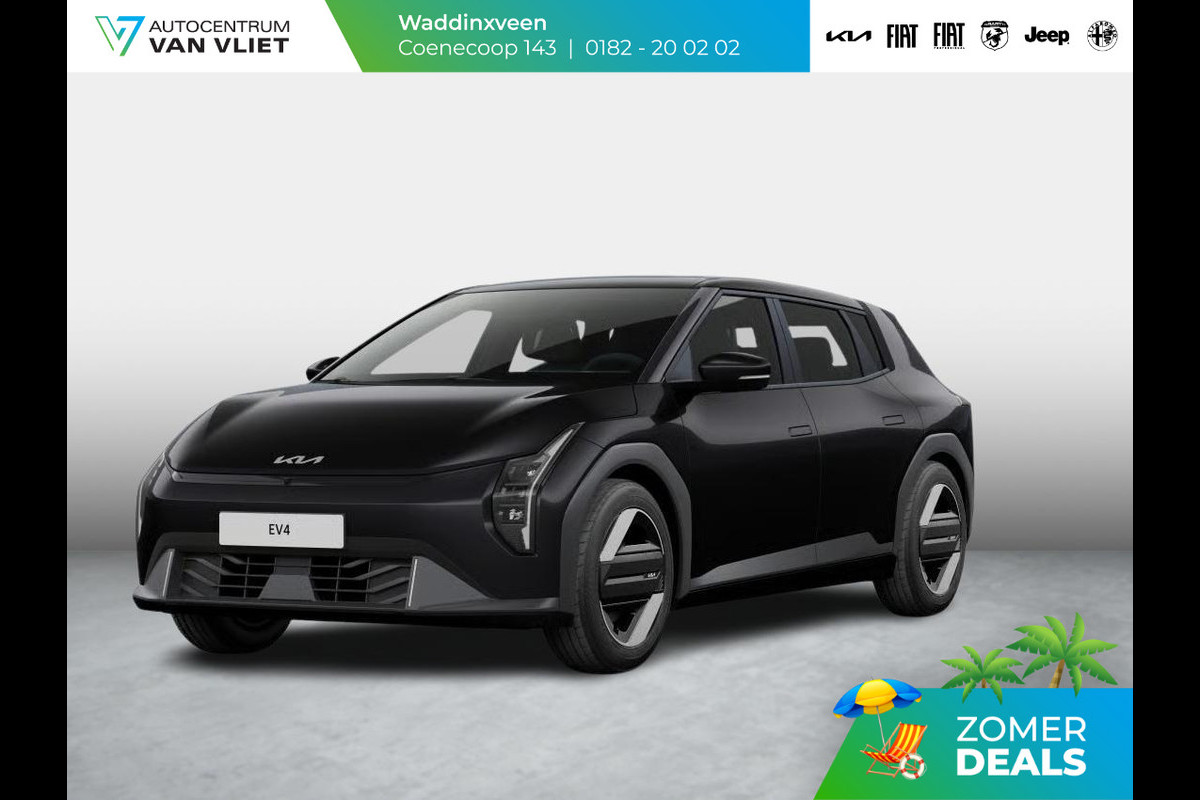 Kia EV4 Plus Advanced 81.4 kWh | Direct leverbaar! | Navi. | Clima. | Adapt. Cruise. | Dodehoekassistentie | Glazen Schuif-/Kanteldak | Harman Kardon