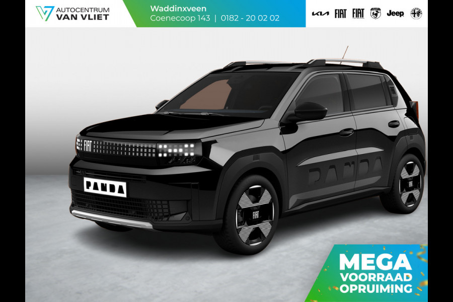 Fiat Grande Panda La Prima 7,4 kW 44 kWh | Uit voorraad leverbaar | Clima | Cruise | Camera | Apple Carplay | 17" | Navi | Winter Pack
