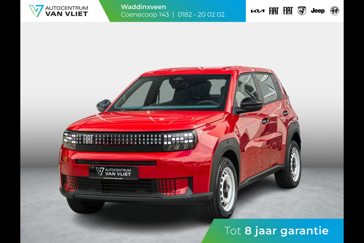Fiat Grande Panda Red 11 kW 44 kWh | Airco | Cruise | Apple Carplay | 16" | PDC