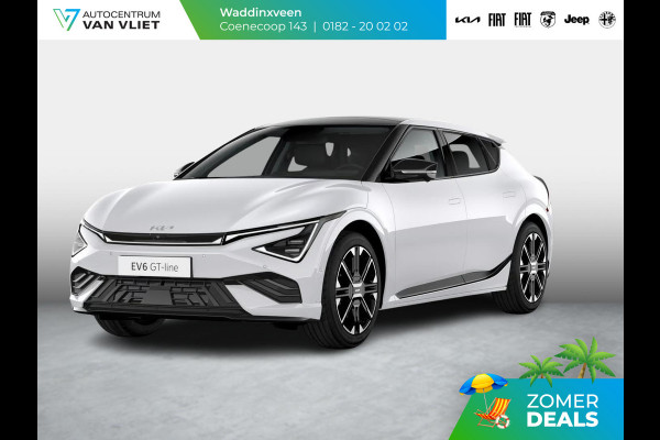 Kia Ev6 GT-Line Business Edition 84 kWh | Direct leverbaar | Gunstige fiscale waarde | Navi. | Clima. | Adapt. Cruise. | Stoel&Stuur Verwarming | Dodehoekassistentie | GT-Line Vegan Lederen Bekleding
