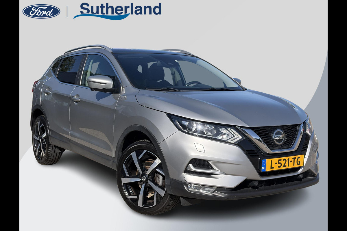 Nissan QASHQAI 1.3 DIG-T N-Motion 159pk | Trekhaak | 1.500kg trekgewicht | Panoramadak | Stoelverwarming
