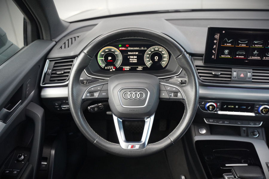 Audi Q5 Sportback 50 TFSI e S edition S-Line | Luchtvering | RS Seats | Stoelverwarming | Ambiance Verlichting | Camera | Cruise Control | Navigatie | Apple Carplay | Keyless | Trekhaak | Matrix LED | SOH 80%
