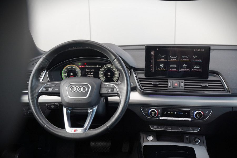 Audi Q5 Sportback 50 TFSI e S edition S-Line | Luchtvering | RS Seats | Stoelverwarming | Ambiance Verlichting | Camera | Cruise Control | Navigatie | Apple Carplay | Keyless | Trekhaak | Matrix LED | SOH 80%