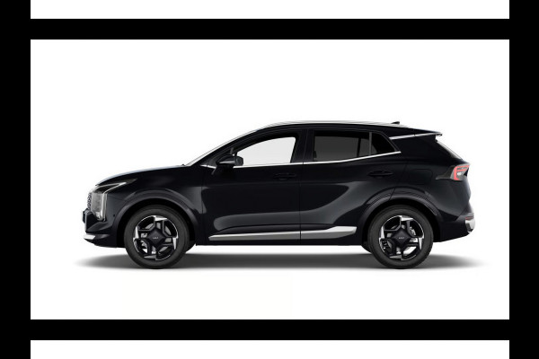 Kia Sportage 1.6 T-GDi Hybrid Black Edition Advanced | Actieprijs* | Navi. | Clima. | Adapt. Cruise. | Stoel&Stuur Verwarming | Panodak | Dodehoekassistentie | Black Edition Zwart Suede/Leder Bekleding