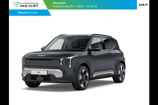 Kia EV2 Plus Advanced 42.2 kWh | Actieprijs* | Navi. | Clima. | Adapt. Cruise. | Stoel&Stuur Verwarming | 15L Frunk | Privacy Glass | Glazen Schuif-/Kanteldak | Harman Kardon