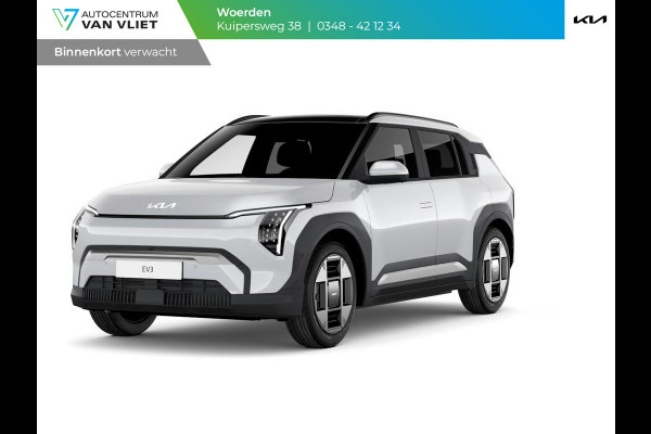 Kia EV3 GT-PlusLine 81.4 kWh | Actieprijs* | Navi. | Clima. | Adapt. Cruise. | Dodehoekassistentie | Stoel&Stuur Verwarming | Glazen Schuif-/Kanteldak | Harman Kardon | Vegan Lederen Stoelbekleding 'GT-Line' | Dodehoekcamera