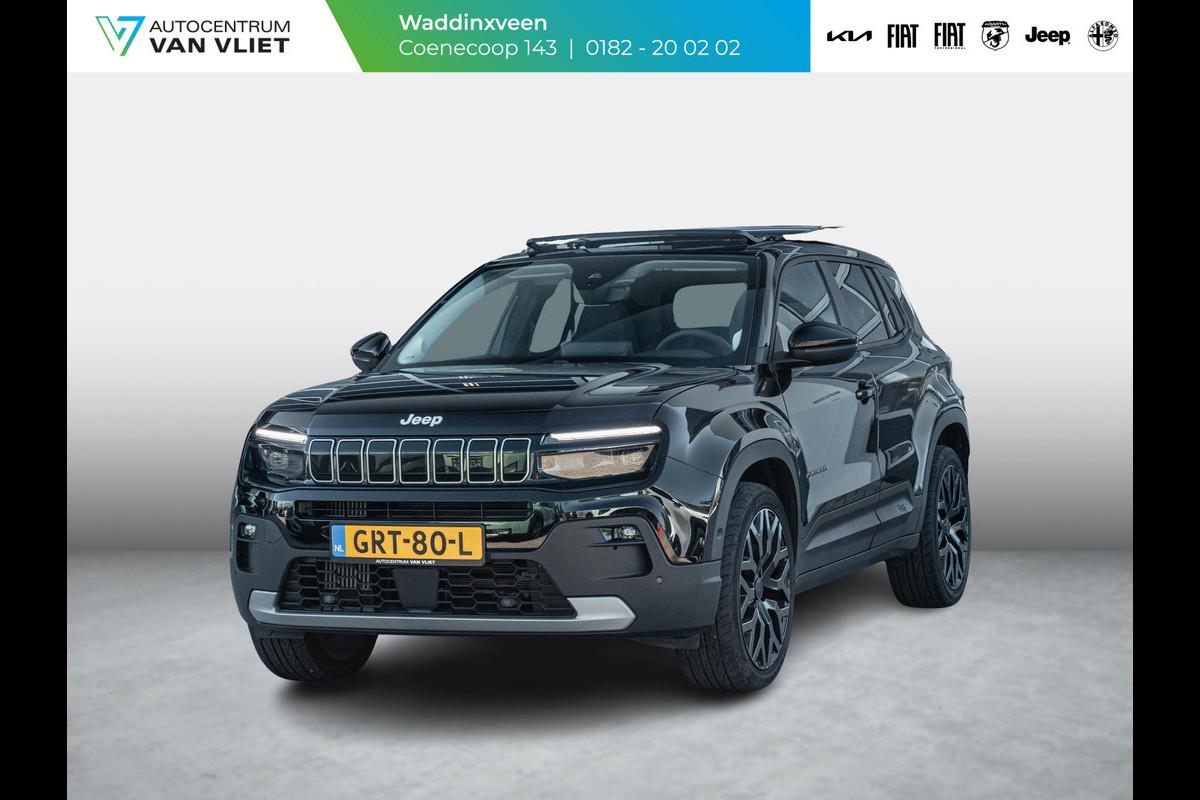 Jeep Avenger 1.2 e-Hybrid Summit | Infotainment Pack | Schuif/Kanteldak | Leder&Winter Pack | 19" Brute velgen