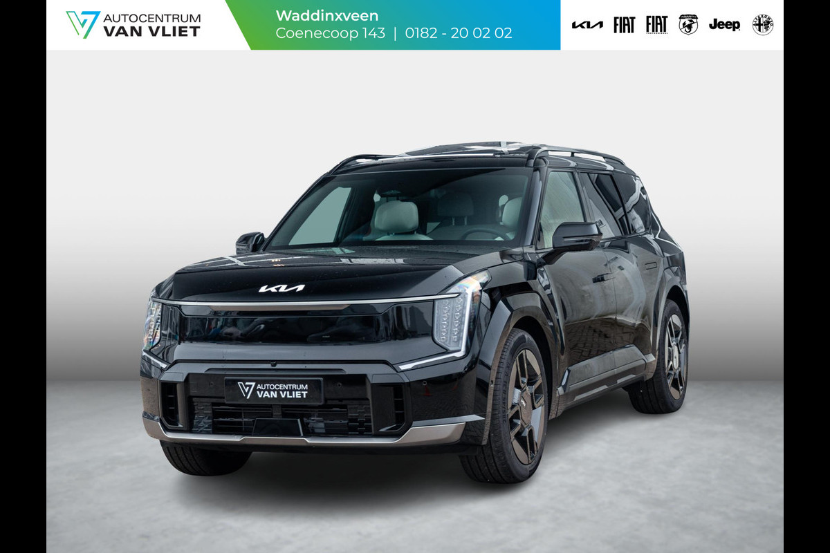 Kia EV9 GT-Line AWD 99.8 kWh | 7-Pers. | 21" | Head-Up | Stoel-/Stuurverwarming | Premium Audio | Schuif-/kanteldak | Adapt. Cruise | Navi