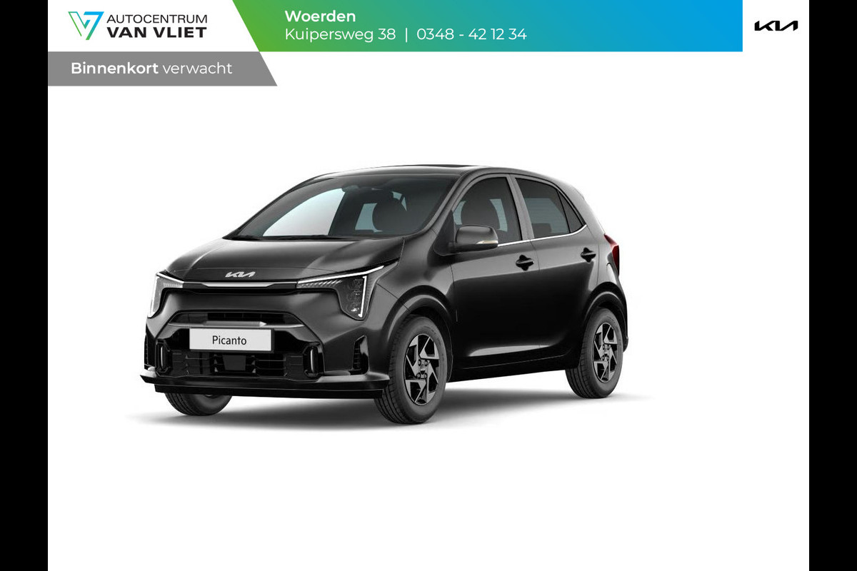 Kia Picanto 1.0 GDi GT-Line | Actieprijs* | Navi. | Clima. | Cruise. | Stoel&Stuur Verwarming | Dodehoekassistentie | Zwarte GT-Line Bekleding In Lederlook | Schuif-/Kantel Zonnedak