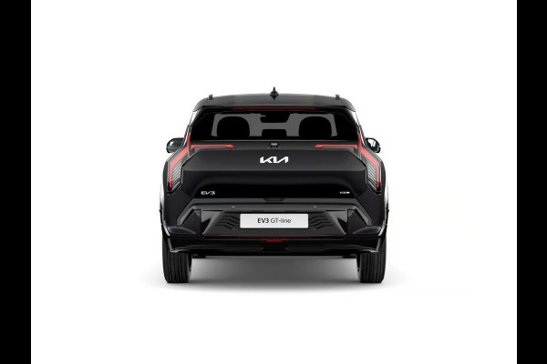 Kia EV3 GT-PlusLine 81.4 kWh | Actieprijs* | Navi. | Clima. | Adapt. Cruise. | Stoel&Stuur Verwarming | Glazen Kanteldak | Harman Kardon | Vegan Lederen Stoelbekleding 'GT-Line | Slimme Parkeerassistentie | Dodehoekcamera