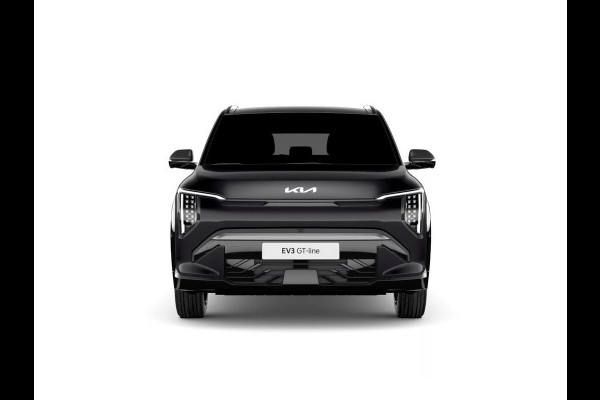 Kia EV3 GT-PlusLine 81.4 kWh | Actieprijs* | Navi. | Clima. | Adapt. Cruise. | Stoel&Stuur Verwarming | Glazen Kanteldak | Harman Kardon | Vegan Lederen Stoelbekleding 'GT-Line | Slimme Parkeerassistentie | Dodehoekcamera