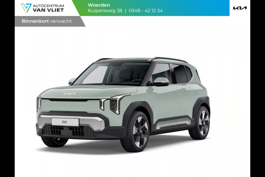 Kia EV2 Plus Advanced 42.2 kWh | Actieprijs* | 5p. | Navi. | Clima. | Adapt. Cruise. | Stoel&Stuur Verwarming | 15L Frunk | Privacy Glass | Glazen Schuif-/Kanteldak | Harman Kardon