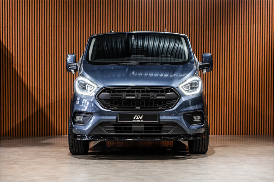 Ford Transit Custom 320 2.0 TDCI 170 PK L2H1 Limited DC | ACC | Navigatie | CarPlay | Camera | Trekhaak | Stoelverwarming | L+R Schuifdeur | Dodehoek | DAB | Dubbel cabine | Nieuwe APK | Euro 6