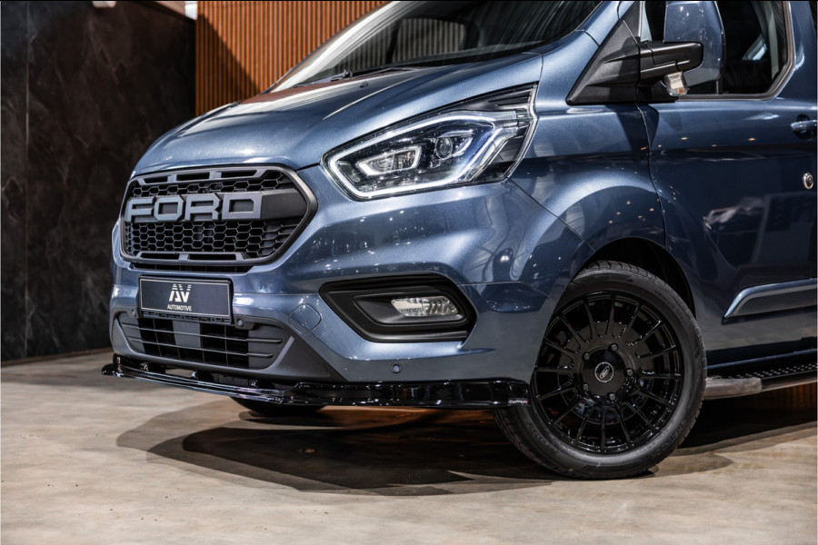 Ford Transit Custom 320 2.0 TDCI 170 PK L2H1 Limited DC | ACC | Navigatie | CarPlay | Camera | Trekhaak | Stoelverwarming | L+R Schuifdeur | Dodehoek | DAB | Dubbel cabine | Nieuwe APK | Euro 6