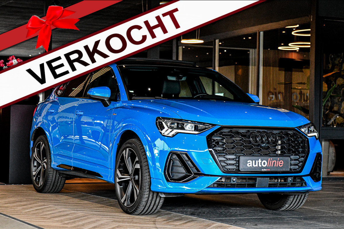 Audi Q3 Sportback 45 TFSI e 3x S-Line, Pano, Sonos, Matrix, Memory, Keyless, 360, ACC, Ambiente, Carplay!