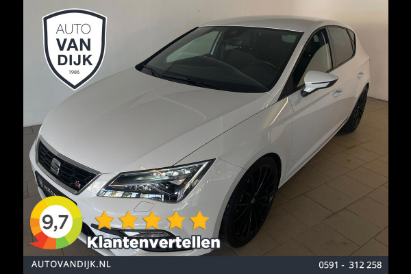 Seat Leon 2.0 TSI FR 190PK DSG AUTOMAAT AIRCO NAVI CRUISE CAM VIRT COCKPIT STOELVERW 19 INCH VELG PDC LED NIEUWSTAAT