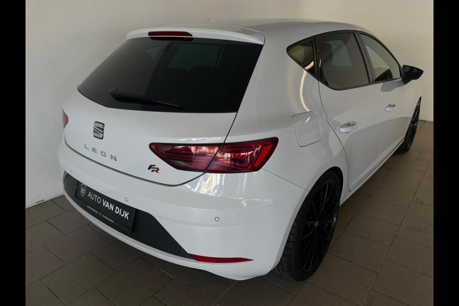 Seat Leon 2.0 TSI FR 190PK DSG AUTOMAAT AIRCO NAVI CRUISE CAM VIRT COCKPIT STOELVERW 19 INCH VELG PDC LED NIEUWSTAAT