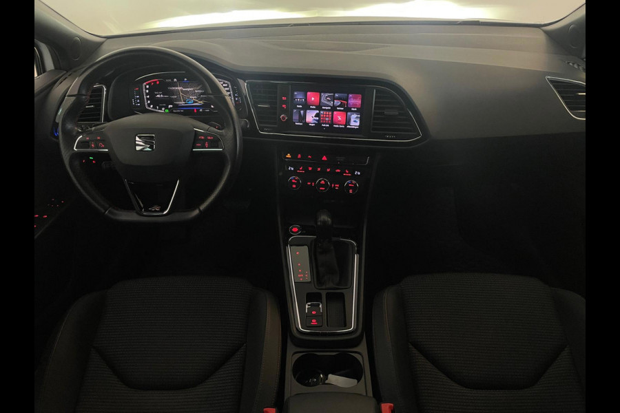 Seat Leon 2.0 TSI FR 190PK DSG AUTOMAAT AIRCO NAVI CRUISE CAM VIRT COCKPIT STOELVERW 19 INCH VELG PDC LED NIEUWSTAAT