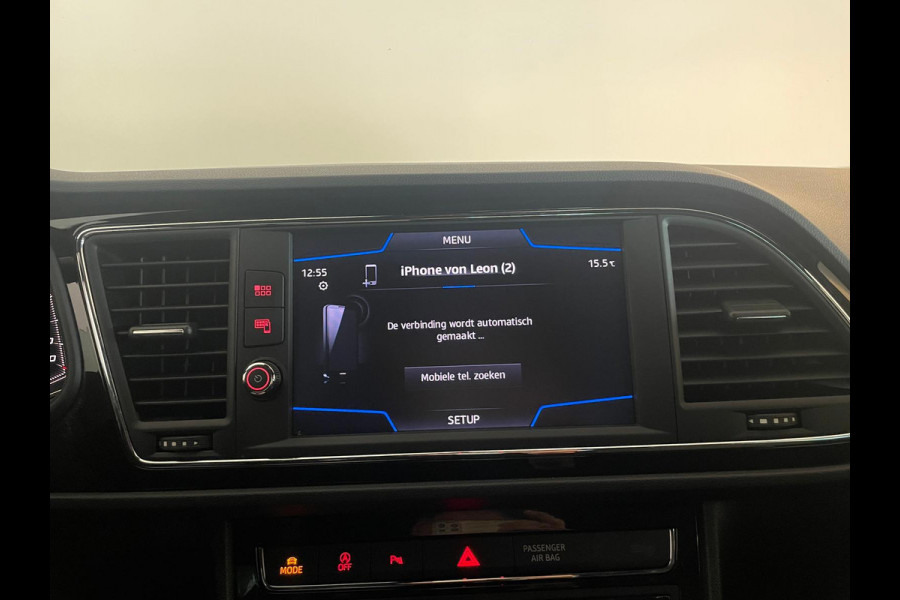 Seat Leon 2.0 TSI FR 190PK DSG AUTOMAAT AIRCO NAVI CRUISE CAM VIRT COCKPIT STOELVERW 19 INCH VELG PDC LED NIEUWSTAAT