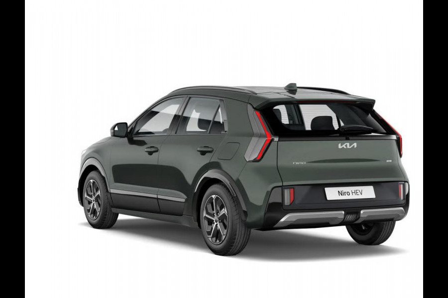 Kia Niro 1.6 GDi Hybrid DynamicPlusLine | Actieprijs* | Navi. | Clima. | Adapt. Cruise. | Parkeersensoren | Achteruitrijcamera | Bekleding In Lederlook | Dodehoekassistentie | Schuif-/Kanteldak | Stoel&Stuur Verwarming