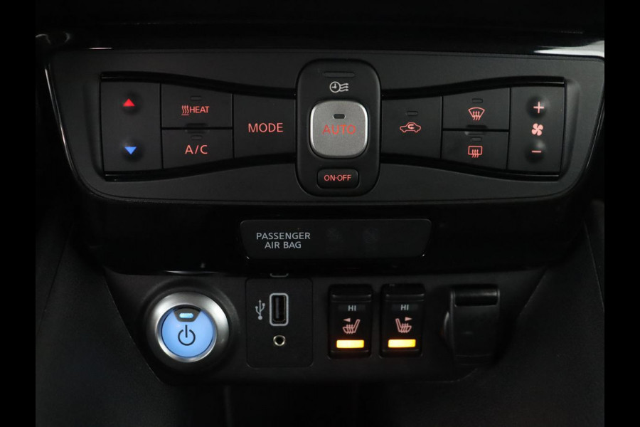 Nissan LEAF e+ Tekna 62 kWh | SOH 89.4% | Leder | Stuur/stoel verwarming | 360 camera | Adaptive cruise | Carplay | BOSE sound | Climate control | Dodehoek detectie | Full LED | Trekhaak |