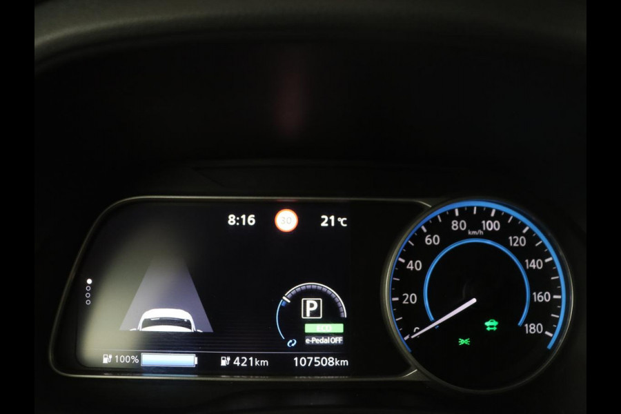 Nissan LEAF e+ Tekna 62 kWh | SOH 89.4% | Leder | Stuur/stoel verwarming | 360 camera | Adaptive cruise | Carplay | BOSE sound | Climate control | Dodehoek detectie | Full LED | Trekhaak |