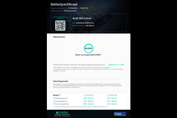 Audi Q4 e-tron 40 Launch edition Advanced Plus 77 kWh SOH 87%|STOELVERW|PANORAMADAK