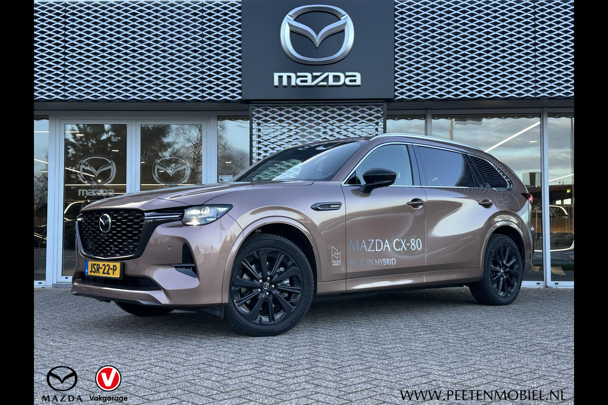 Mazda CX-80 2.5 e-SkyActiv PHEV Homura Plus | PANORAMA DAK | APPLE CARPLAY & ANDROID AUTO | CRUISE CONTROL |