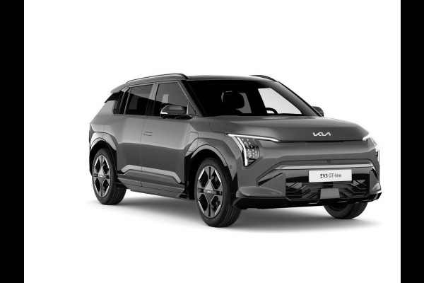 Kia EV3 GT-PlusLine 81.4 kWh | Actieprijs* | Navi. | Clima. | Adapt. Cruise. | Stoel&Stuur Verwarming | Glazen Kanteldak | Harman Kardon | Vegan Lederen Stoelbekleding 'GT-Line | Slimme Parkeerassistentie | Dodehoekcamera