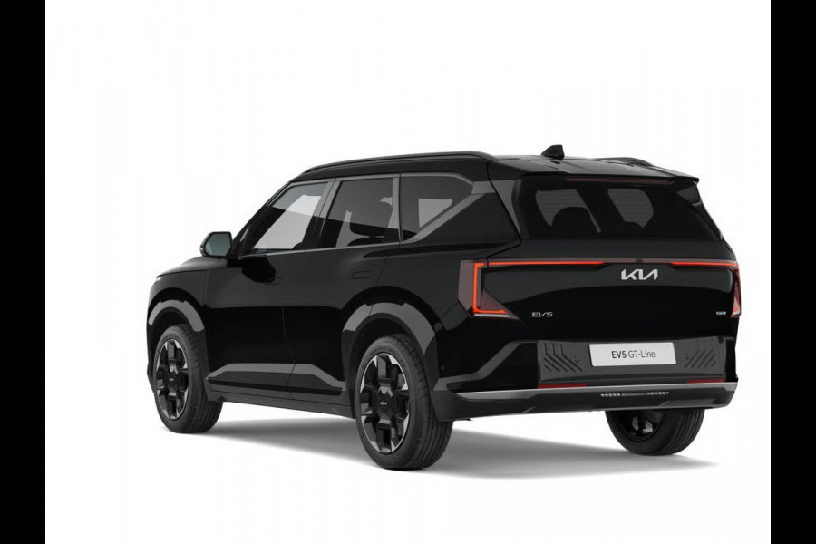 Kia EV5 GT-PlusLine 81.4 kWh | Actieprijs* | Navi. | Clima. | Adapt. Cruise. | Dodehoekassistentie | Panodak | Harman Kardon | Massagefunctie | GT-Line Bekleding In Vegan Leder | Dodehoekcamera | Slimme Parkeerassistentie
