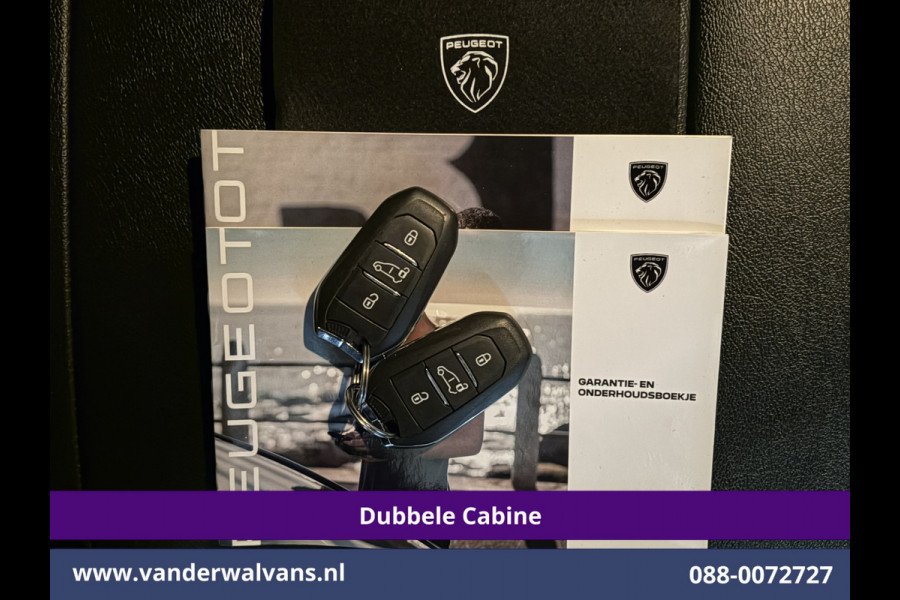 Peugeot Expert 2.0 BlueHDI 177pk Automaat L3H1 Dubbele Cabine Sport Euro6 Airco | 5-Zits | Camera | Navigatie | Apple Carplay | Xenon | 2x Zijd Cruisecontrol, Android Auto, LM Velgen, Dakrails, Sidebars, Spoiler, Elektrische Stoelbediening, Bumperkit, leder, Parkeersensoren, Achterklep