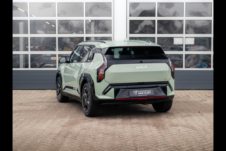 Kia EV3 GT-Line Business Edition 81.4 kWh | Actieprijs* | Navi. | Clima. | Adapt. Cruise. | Parkeersensoren | Dodehoekassistentie | Stoel&Stuur Verwarming | GT-Line Vegan Lederen Stoelbekleding