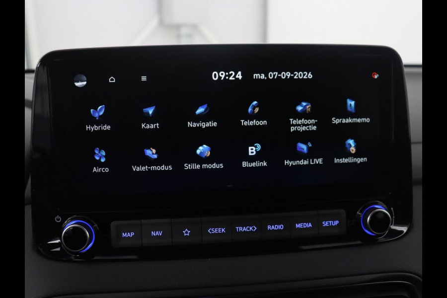Hyundai Kona 1.6 GDI HEV Comfort Smart | Trekhaak | Adaptive cruise | Camera | Carplay | KRELL sound | Full LED | Park assist | Climate control | Navigatie |