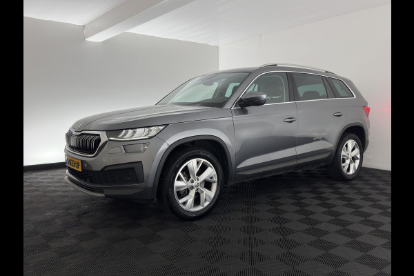 Škoda Kodiaq 1.5 TSI Business Edition [7-Pers.] (INCL-BTW) Aut. *LEATHER-FABRIC | FULL-LED | DIGI-COCKPIT | ADAPTIVE-CRUISE | HEATED-SPORTSEATS | CAMERA | KEYLESS | NAVI-FULLMAP | AMBIENTLIGHT | DAB+ | SHIFTPADDLES | ECC | PDC | 19''ALU*