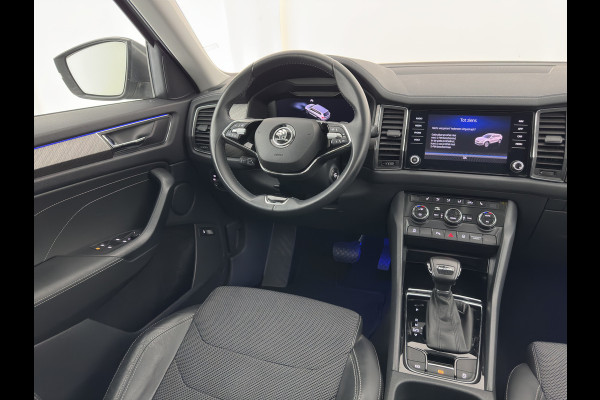 Škoda Kodiaq 1.5 TSI Business Edition [7-Pers.] (INCL-BTW) Aut. *LEATHER-FABRIC | FULL-LED | DIGI-COCKPIT | ADAPTIVE-CRUISE | HEATED-SPORTSEATS | CAMERA | KEYLESS | NAVI-FULLMAP | AMBIENTLIGHT | DAB+ | SHIFTPADDLES | ECC | PDC | 19''ALU*