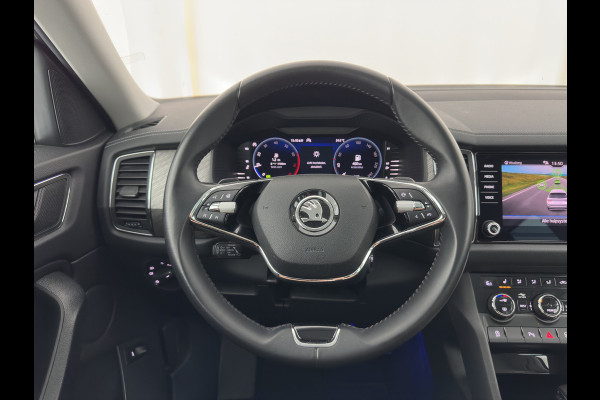Škoda Kodiaq 1.5 TSI Business Edition [7-Pers.] (INCL-BTW) Aut. *LEATHER-FABRIC | FULL-LED | DIGI-COCKPIT | ADAPTIVE-CRUISE | HEATED-SPORTSEATS | CAMERA | KEYLESS | NAVI-FULLMAP | AMBIENTLIGHT | DAB+ | SHIFTPADDLES | ECC | PDC | 19''ALU*