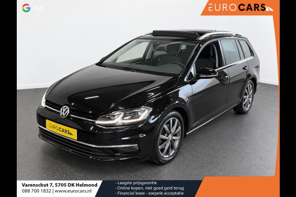Volkswagen Golf Variant 1.5 TSI Highline 150pk Automaat Panoramadak Trekhaak Navigatie Apple Carplay Android Auto Camera Parkeersensoren Adaptive Cruise Control Full Led Stoelverwarming Climate Control Lichtmetalen velgen