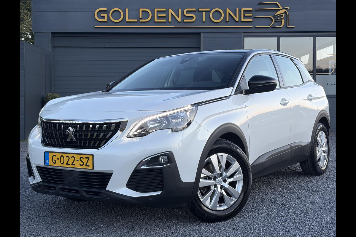 Peugeot 3008 1.2 PureTech Active ✓D-riem vv in 2023✓360° Camera✓Carplay✓Navi✓131pk✓Clima✓Cruise✓Trekhaak✓Dealer Onderhouden✓Bj 11-2019✓Lm velgen✓6 Bak✓Pdc✓N.A.P✓Apk tot 06-2027