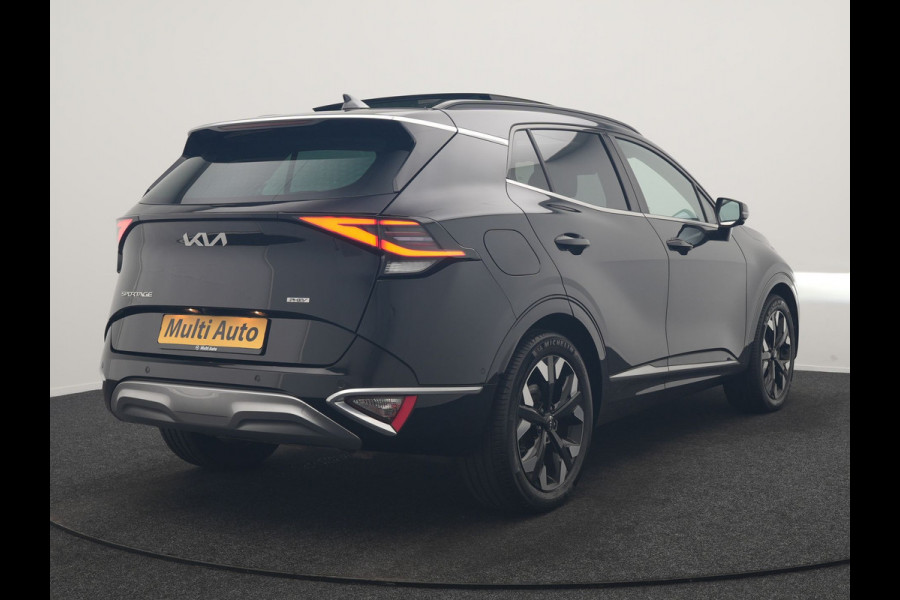 Kia Sportage 1.6 T-GDi PHEV AWD DynamicPlusLine 265pk Dealer O.H | Trekhaak Afn. | Panodak | Adaptive Cruise | 360 Camera | Harman / Kardon | Lederen Sportstoelen Memory & Ventilatie | Keyless | Apple Carplay | Blis | Stoelen & Stuur Verwarmd | Virtual | Navigatie | 19"L.M | Plug In Hybrid