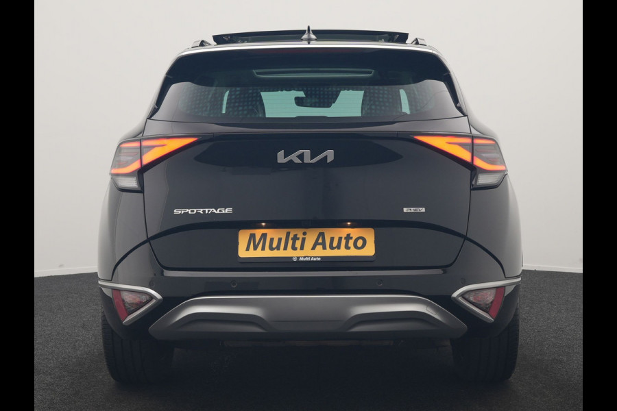 Kia Sportage 1.6 T-GDi PHEV AWD DynamicPlusLine 265pk Dealer O.H | Trekhaak Afn. | Panodak | Adaptive Cruise | 360 Camera | Harman / Kardon | Lederen Sportstoelen Memory & Ventilatie | Keyless | Apple Carplay | Blis | Stoelen & Stuur Verwarmd | Virtual | Navigatie | 19"L.M | Plug In Hybrid