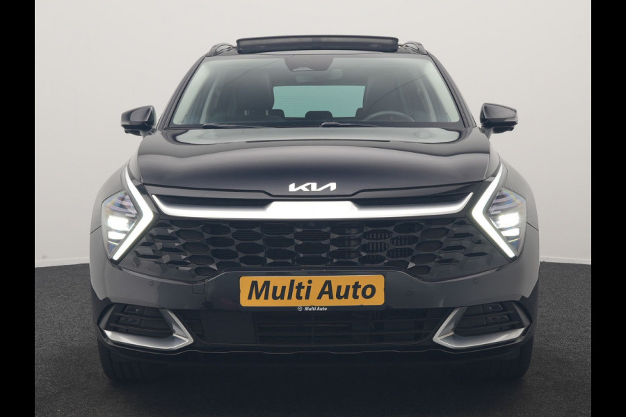 Kia Sportage 1.6 T-GDi PHEV AWD DynamicPlusLine 265pk Dealer O.H | Trekhaak Afn. | Panodak | Adaptive Cruise | 360 Camera | Harman / Kardon | Lederen Sportstoelen Memory & Ventilatie | Keyless | Apple Carplay | Blis | Stoelen & Stuur Verwarmd | Virtual | Navigatie | 19"L.M | Plug In Hybrid