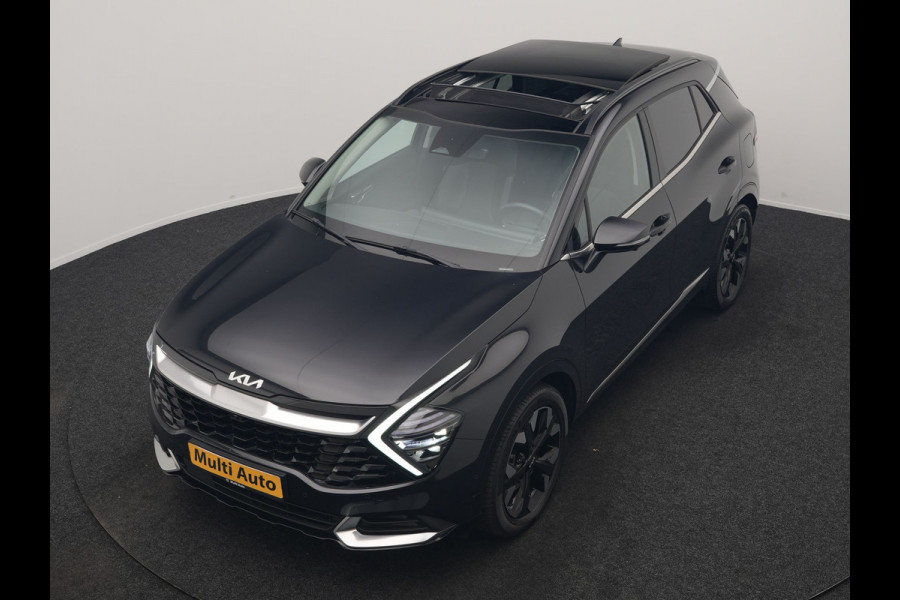 Kia Sportage 1.6 T-GDi PHEV AWD DynamicPlusLine 265pk Dealer O.H | Trekhaak Afn. | Panodak | Adaptive Cruise | 360 Camera | Harman / Kardon | Lederen Sportstoelen Memory & Ventilatie | Keyless | Apple Carplay | Blis | Stoelen & Stuur Verwarmd | Virtual | Navigatie | 19"L.M | Plug In Hybrid