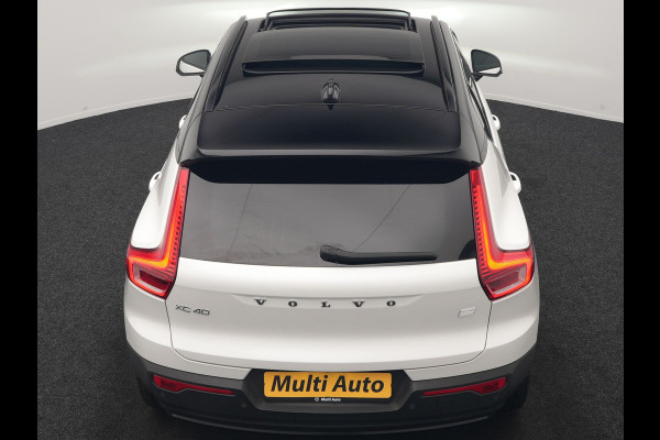 Volvo XC40 Recharge Ultimate 69 kWh 231pk Dealer O.H. | Panodak | Warmtepomp | 360 Camera | Adaptive Cruise | Harman / Kardon | Sportstoelen Memory & Verwarmd | Blis | Keyless | Pilot Assist | Apple Carplay | Stuur Verwarmd | Google Assistent &  | 20"L.M |