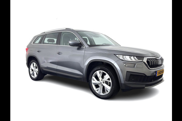 Škoda Kodiaq 1.5 TSI Business Edition [7-Pers.] (INCL-BTW) Aut. *LEATHER-FABRIC | FULL-LED | DIGI-COCKPIT | ADAPTIVE-CRUISE | HEATED-SPORTSEATS | CAMERA | KEYLESS | NAVI-FULLMAP | AMBIENTLIGHT | DAB+ | SHIFTPADDLES | ECC | PDC | 19''ALU*