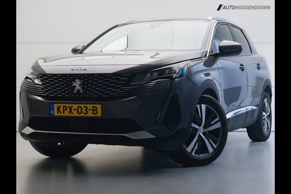 Peugeot 3008 1.2 PureTech Allure (APPLE CARPLAY,LED VERLICHTING,KEYLESS,DODEHOEK,DIGITAAL DISPLAY,CAMERA,LM-VELGEN,TOPCONDITIE)